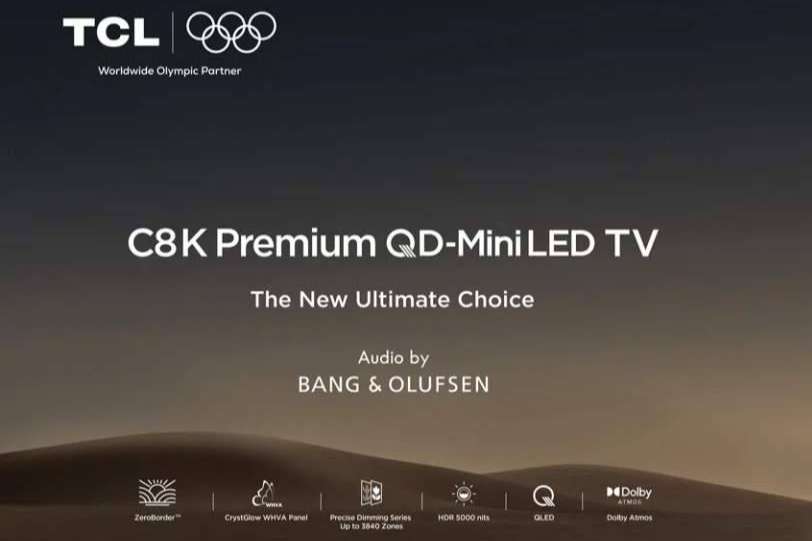 TCL revoluciona la experiencia audiovisual con su nuevo televisor C8K y su alianza con Bang & Olufsen