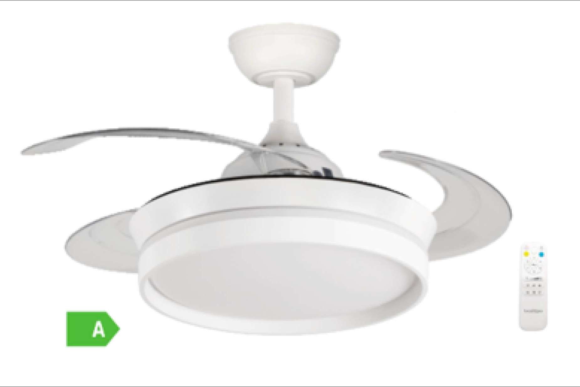 Falesia, el ventilador de techo retráctil de Bastilipo, se consolida como uno de los mejor valorados del mercado