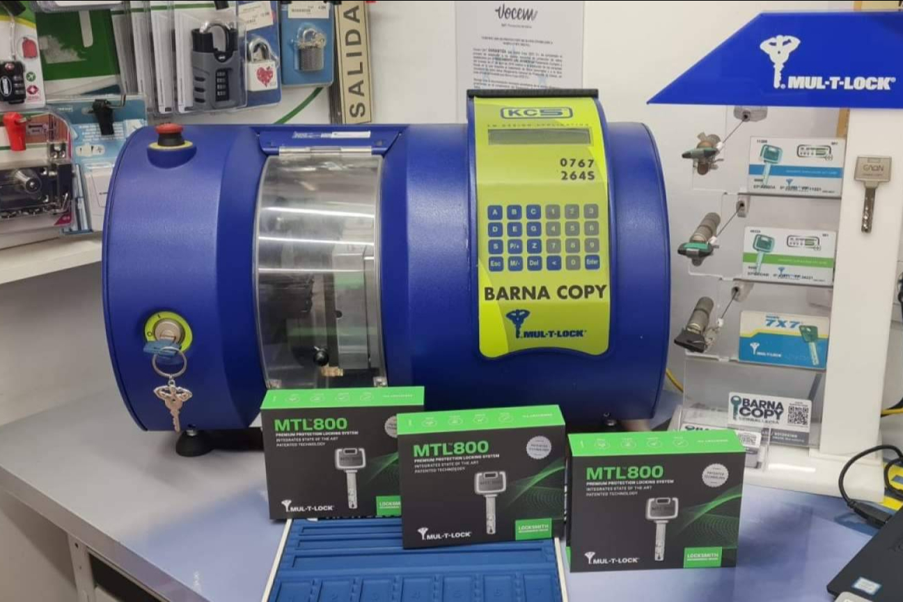 Bombines Mul-T-Lock en Barcelona; Barnacopy eleva el estándar frente al bumping y ganzuado